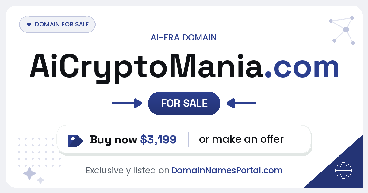 AiCryptoMania.com share card