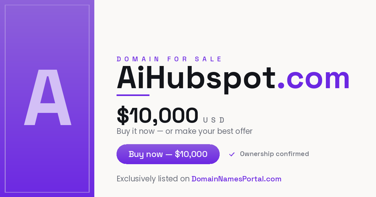 AiHubspot.com share card