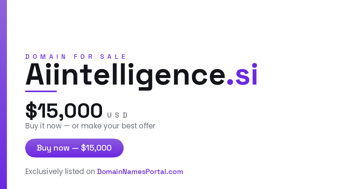Aiintelligence.si share card