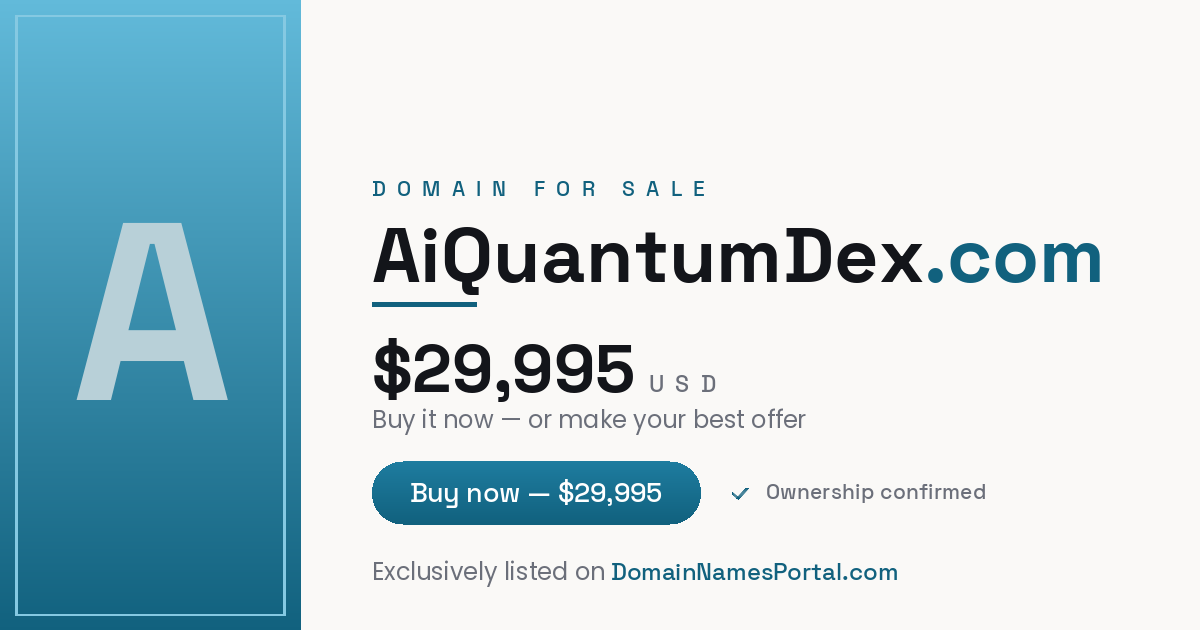 AiQuantumDex.com share card