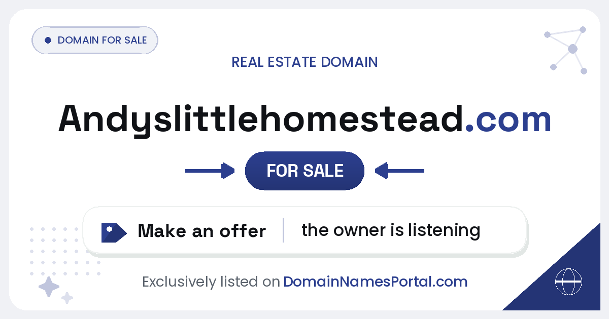 andyslittlehomestead.com share card