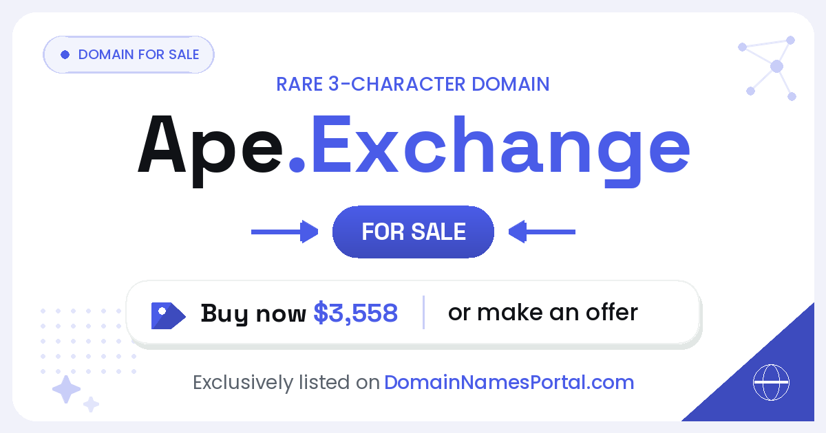 Ape.Exchange share card
