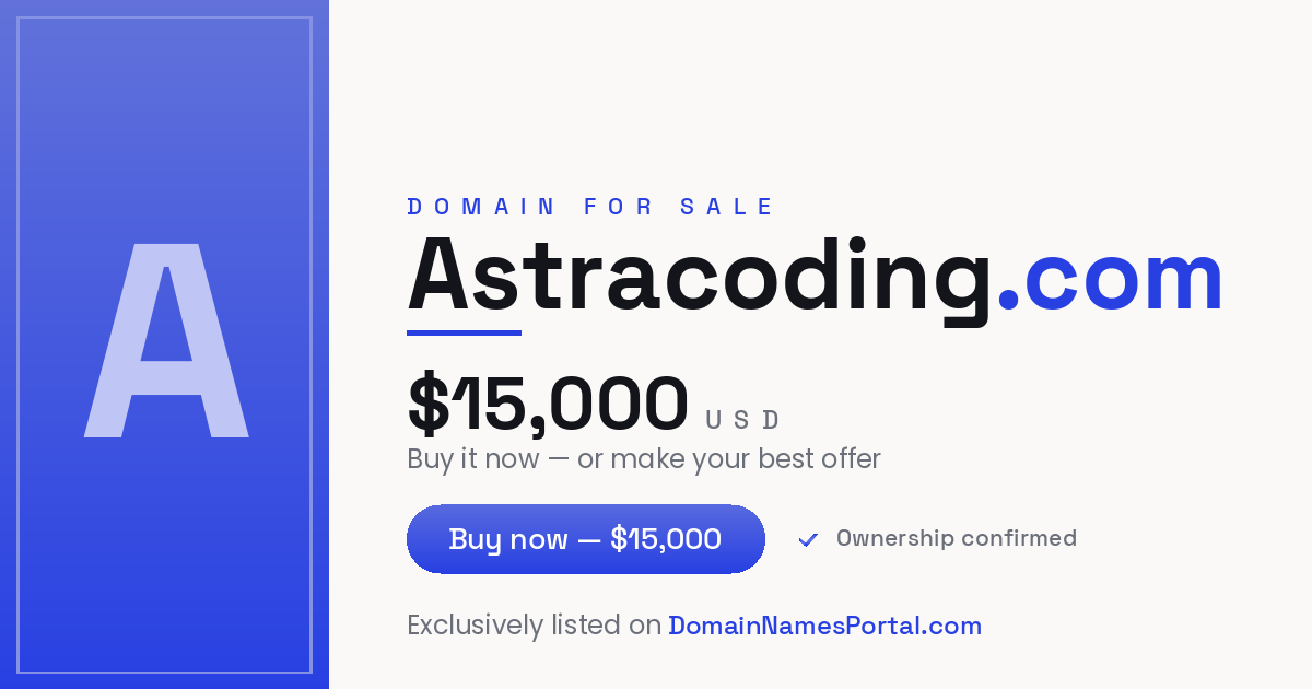 Astracoding.com share card