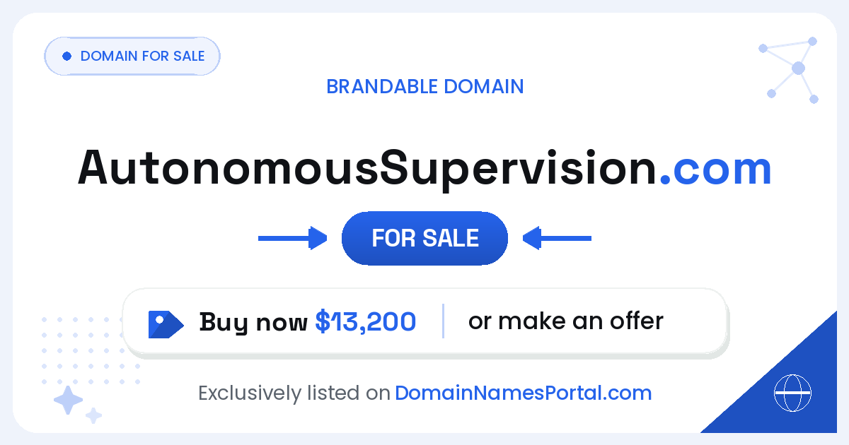 AutonomousSupervision.com share card