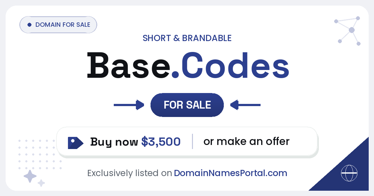 Base.Codes share card