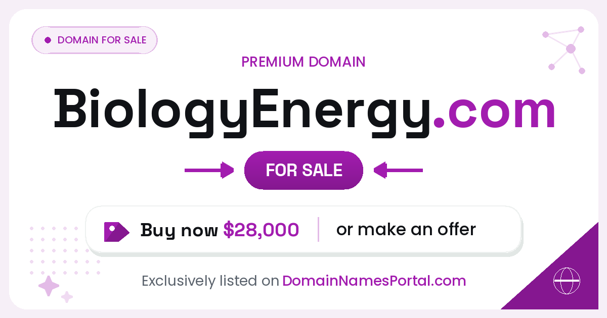 BiologyEnergy.com share card