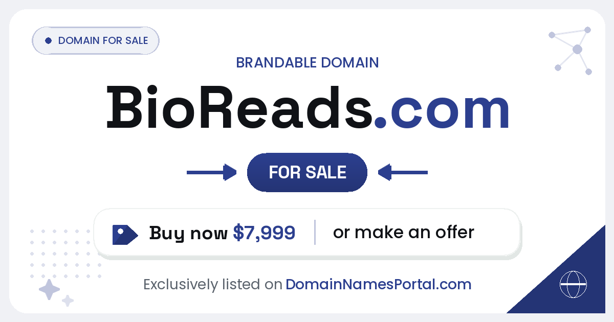 BioReads.com share card