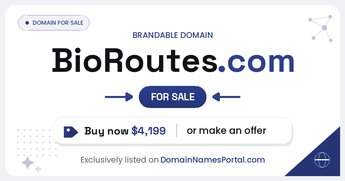BioRoutes.com share card