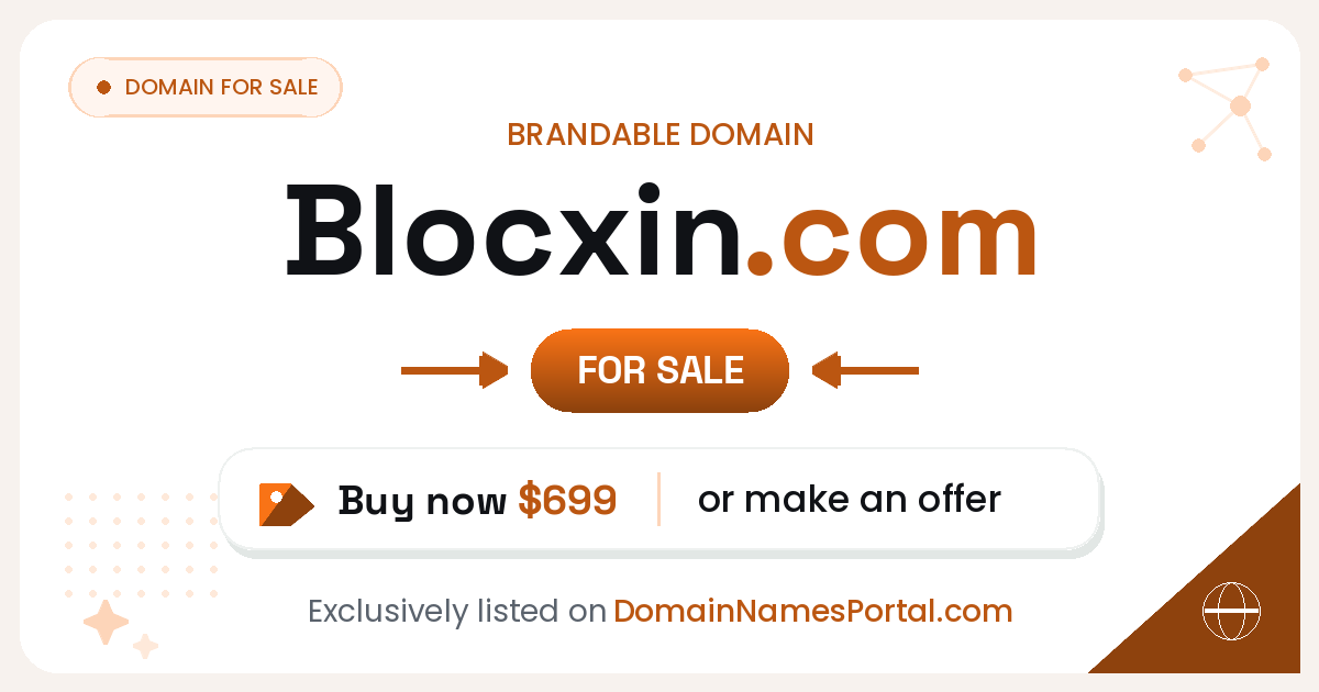 Blocxin.com share card