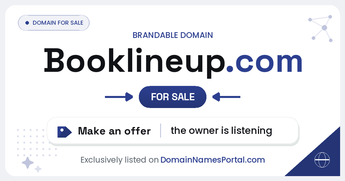 booklineup.com share card