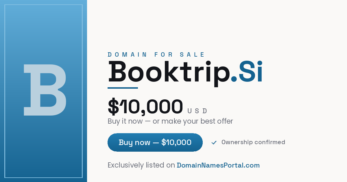 booktrip.si share card