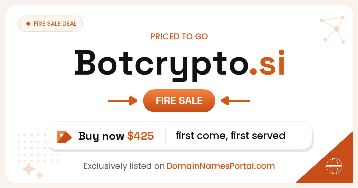 Botcrypto.si share card