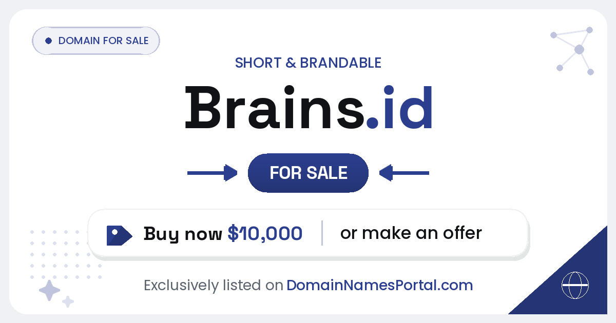 Brains.id share card