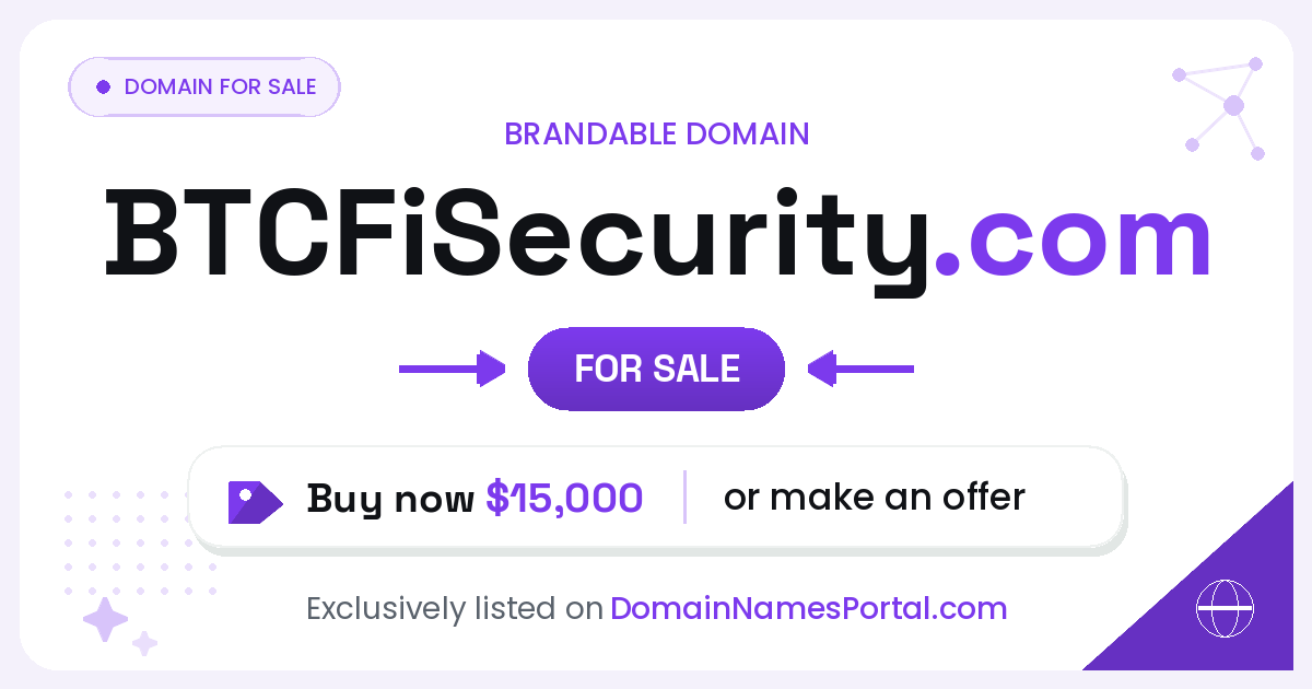 BTCFiSecurity.com share card