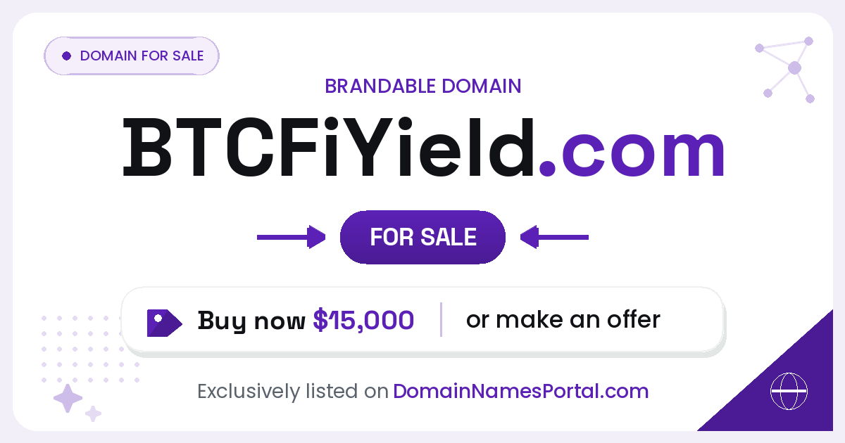 BTCFiYield.com share card