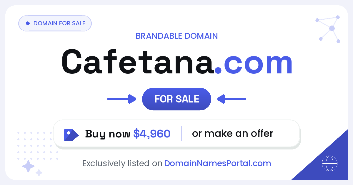 Cafetana.com share card
