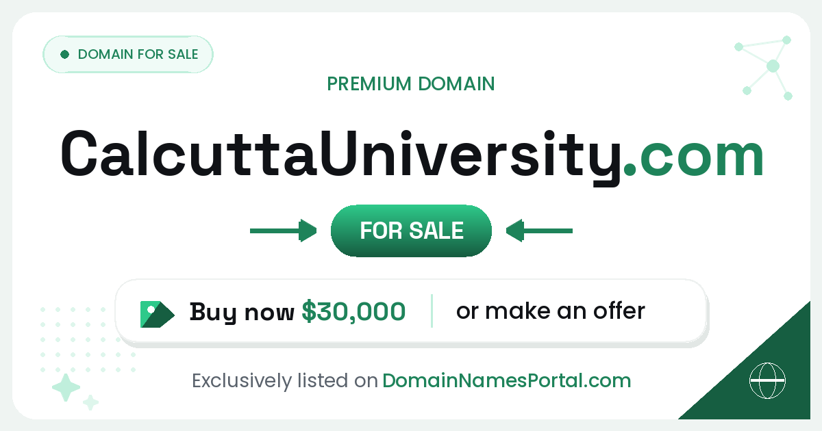 CalcuttaUniversity.com share card