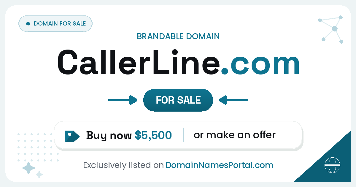 CallerLine.com share card