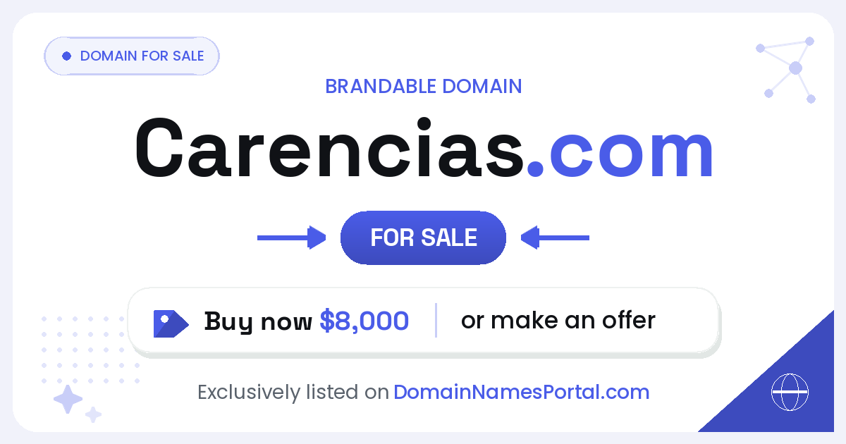 Carencias.com share card