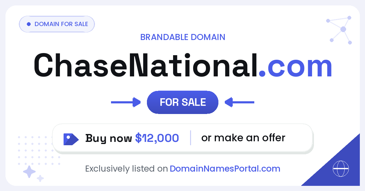 ChaseNational.com share card