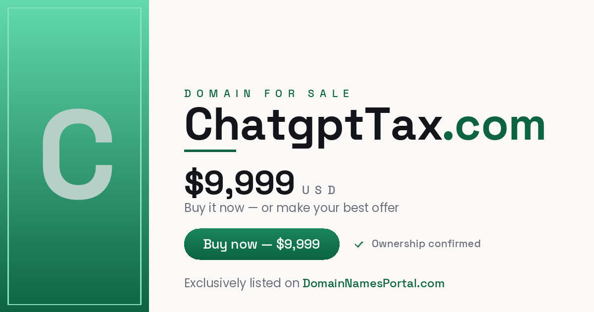 ChatgptTax.com share card
