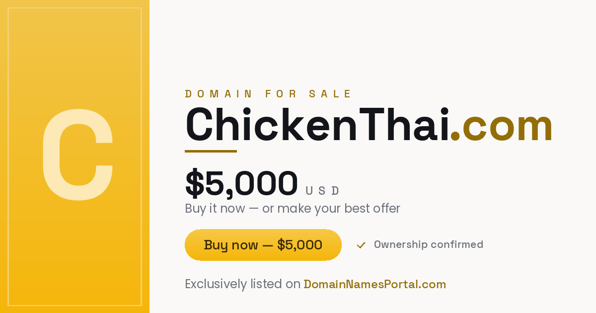 ChickenThai.com share card