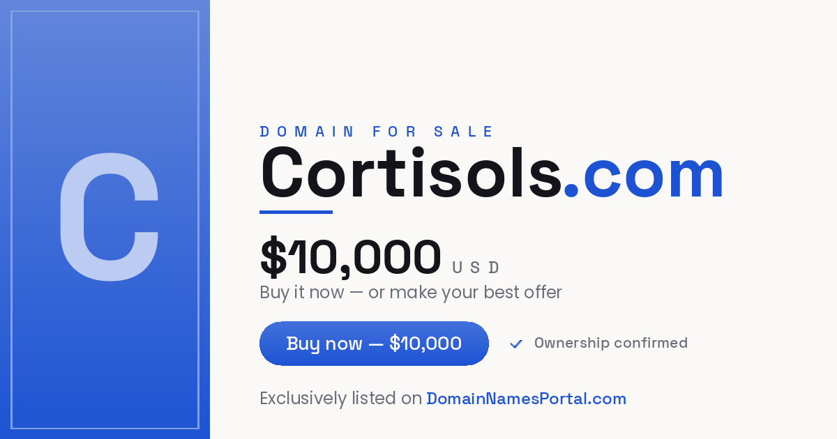 Cortisols.com share card
