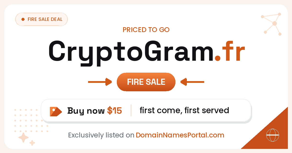 CryptoGram.fr share card