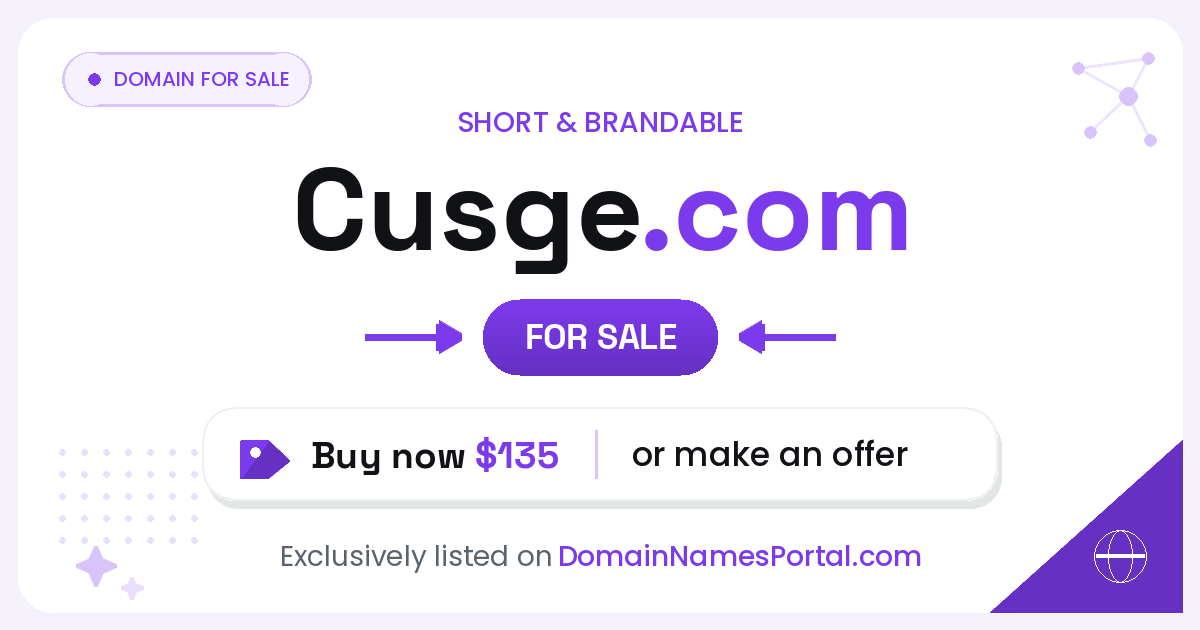 Cusge.com share card