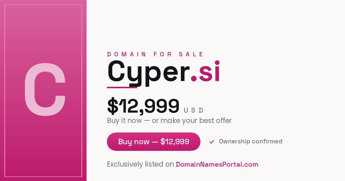 Cyper.si share card