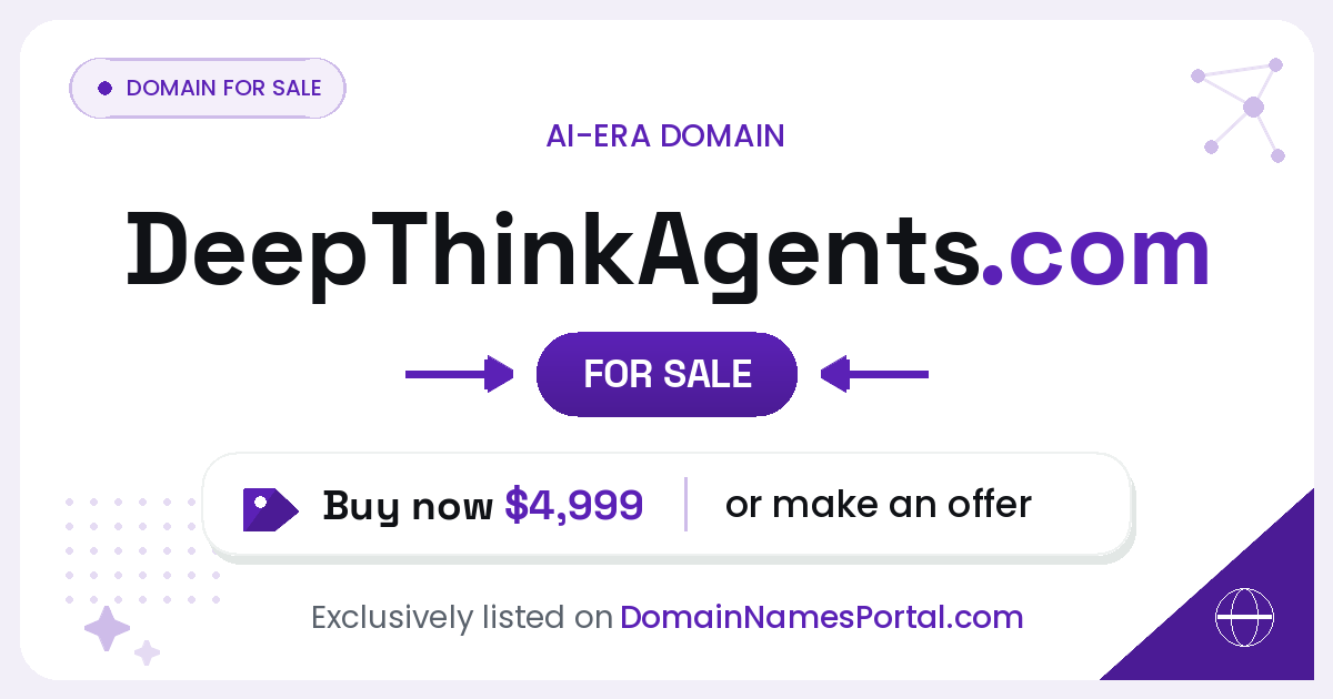 DeepThinkAgents.com share card