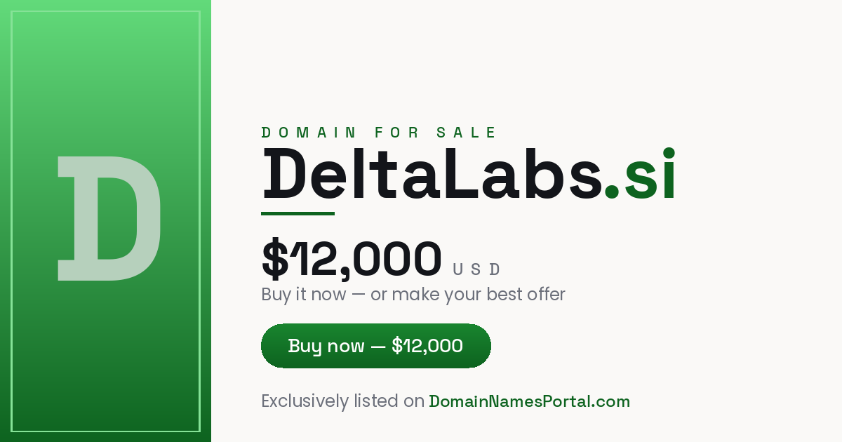 DeltaLabs.si share card