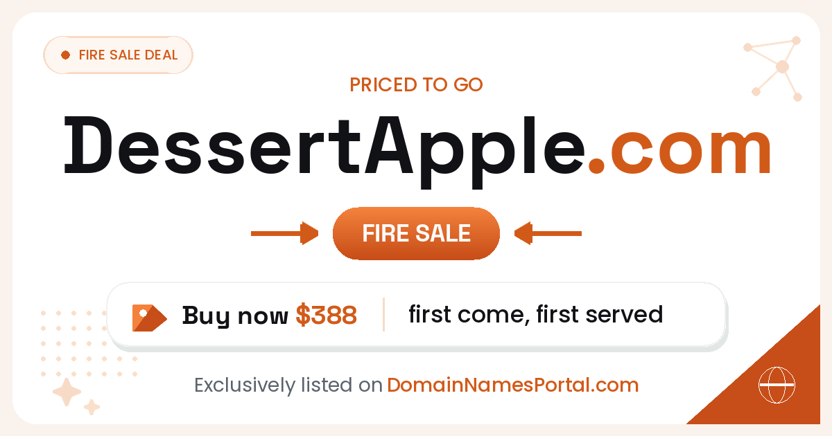 DessertApple.com share card