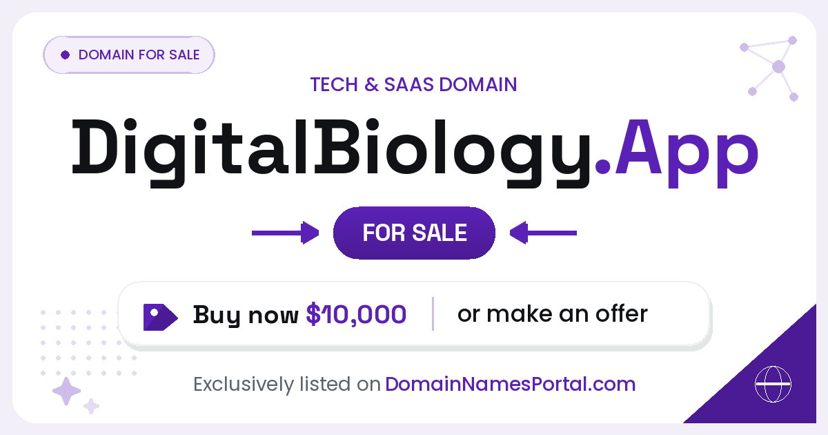DigitalBiology.App share card