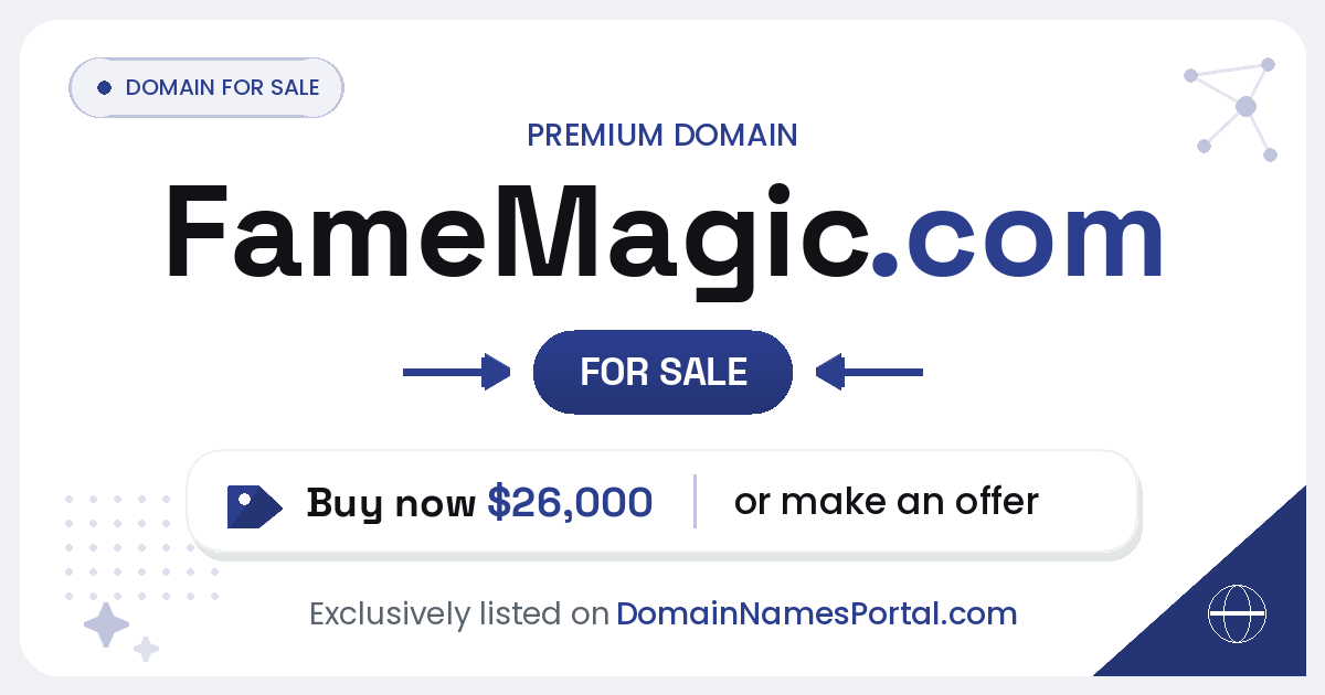 FameMagic.com share card
