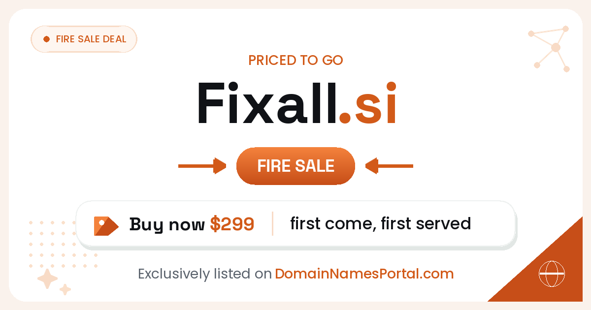 Fixall.si share card