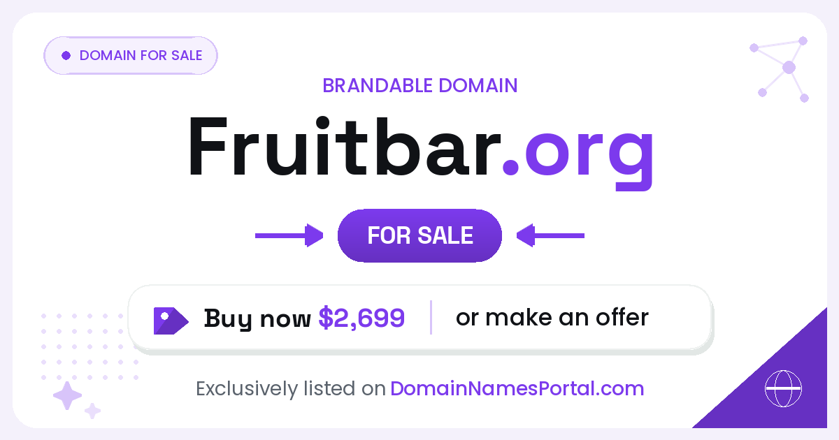 fruitbar.org share card