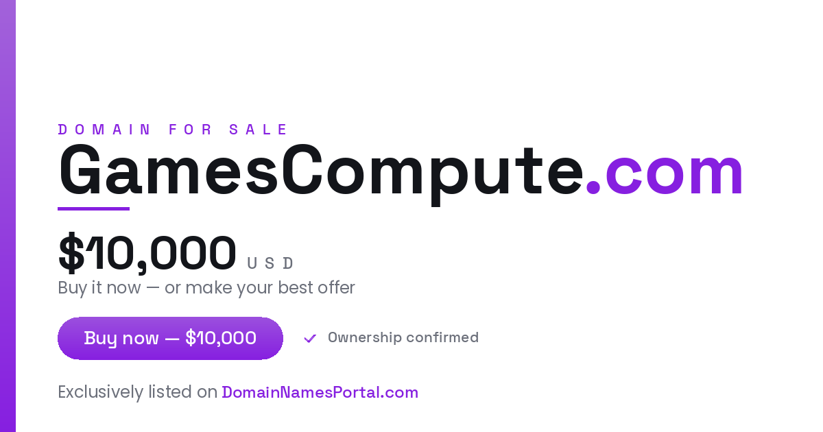 GamesCompute.com share card