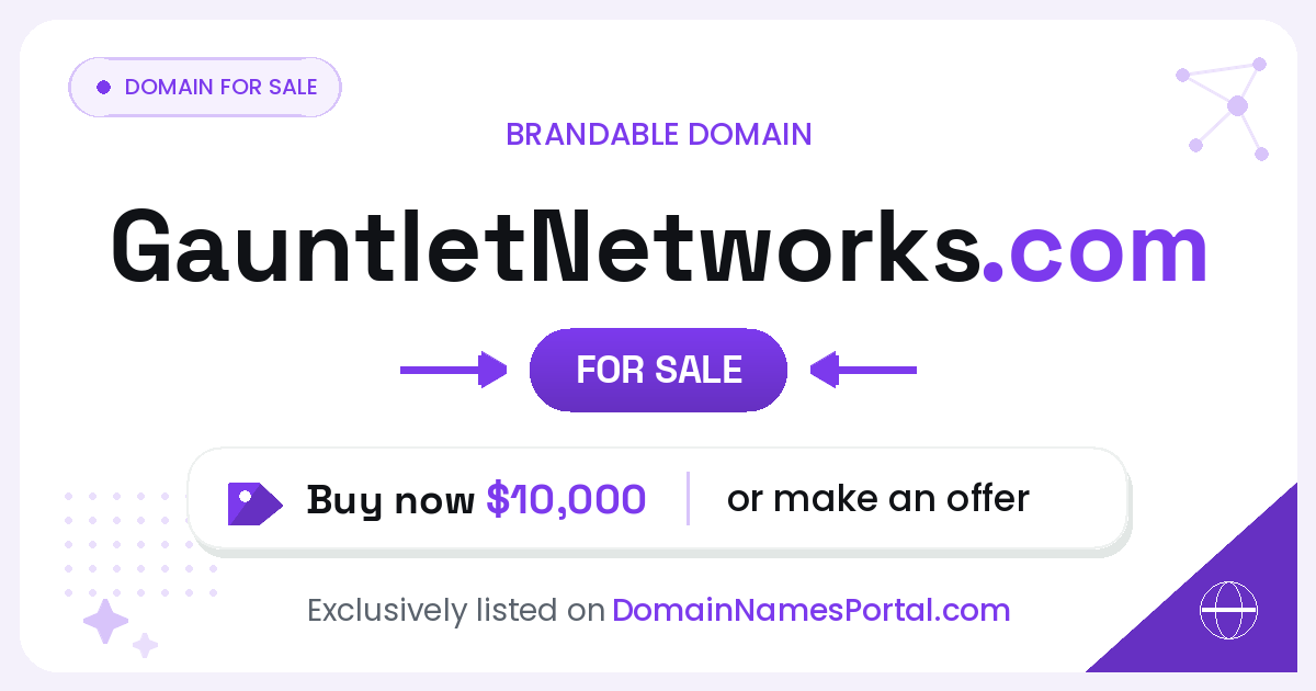 GauntletNetworks.com share card