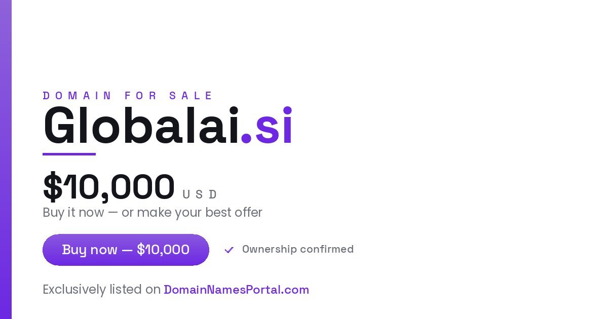 Globalai.si share card