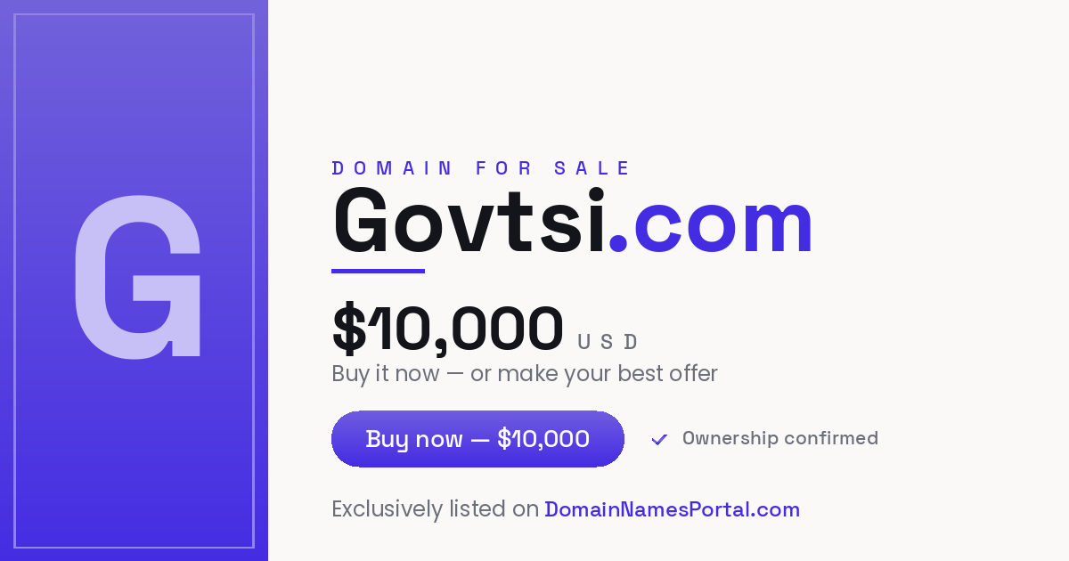 Govtsi.com share card