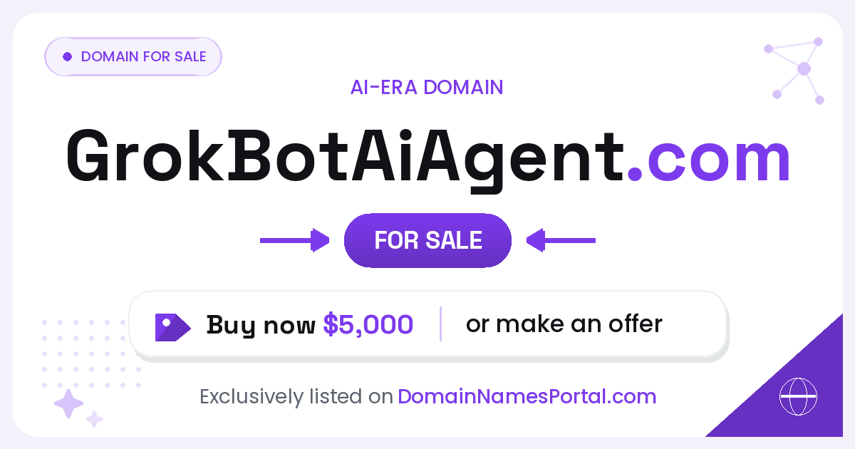 GrokBotAiAgent.com share card