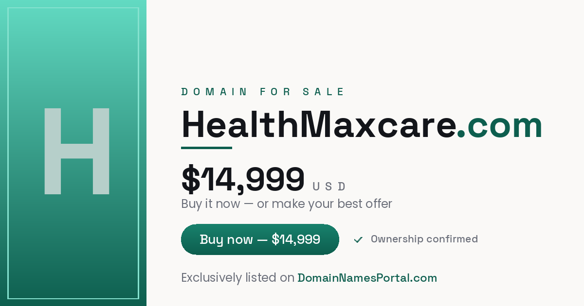 HealthMaxcare.com share card