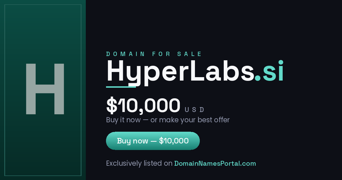 HyperLabs.si share card