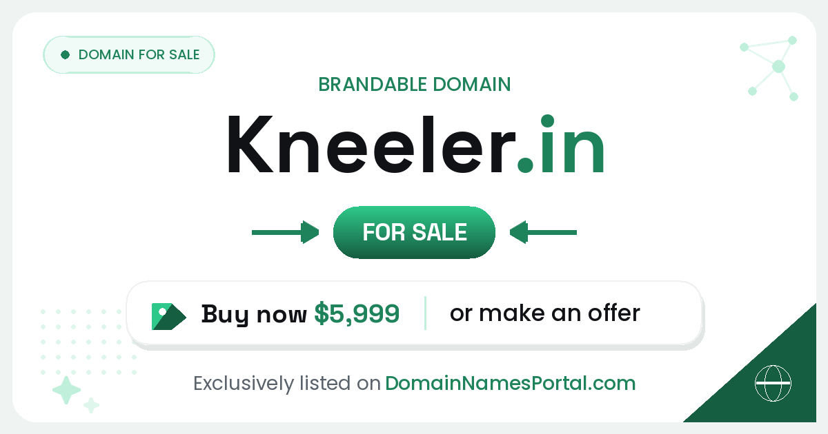 Kneeler.in share card