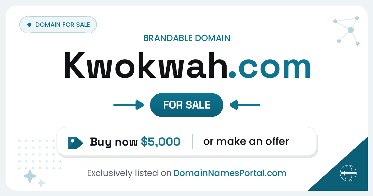 kwokwah.com share card