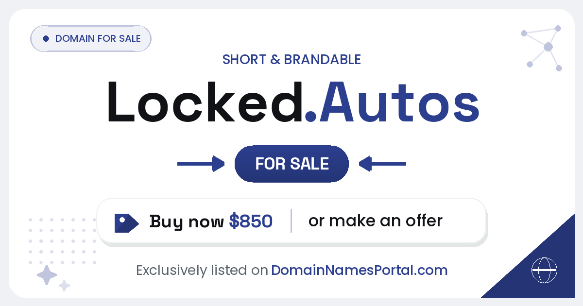 locked.autos share card