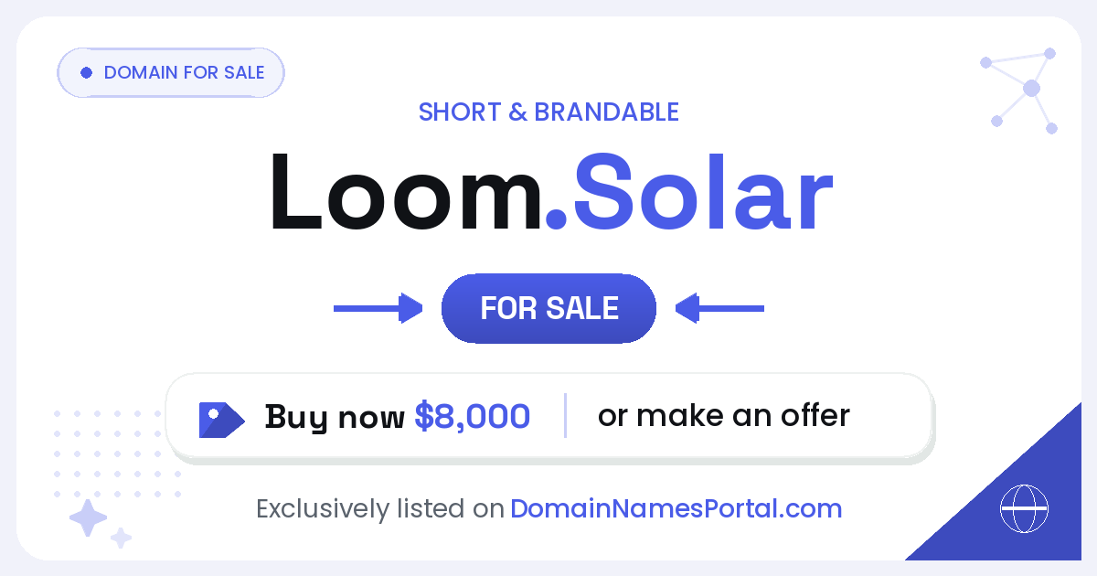 Loom.Solar share card