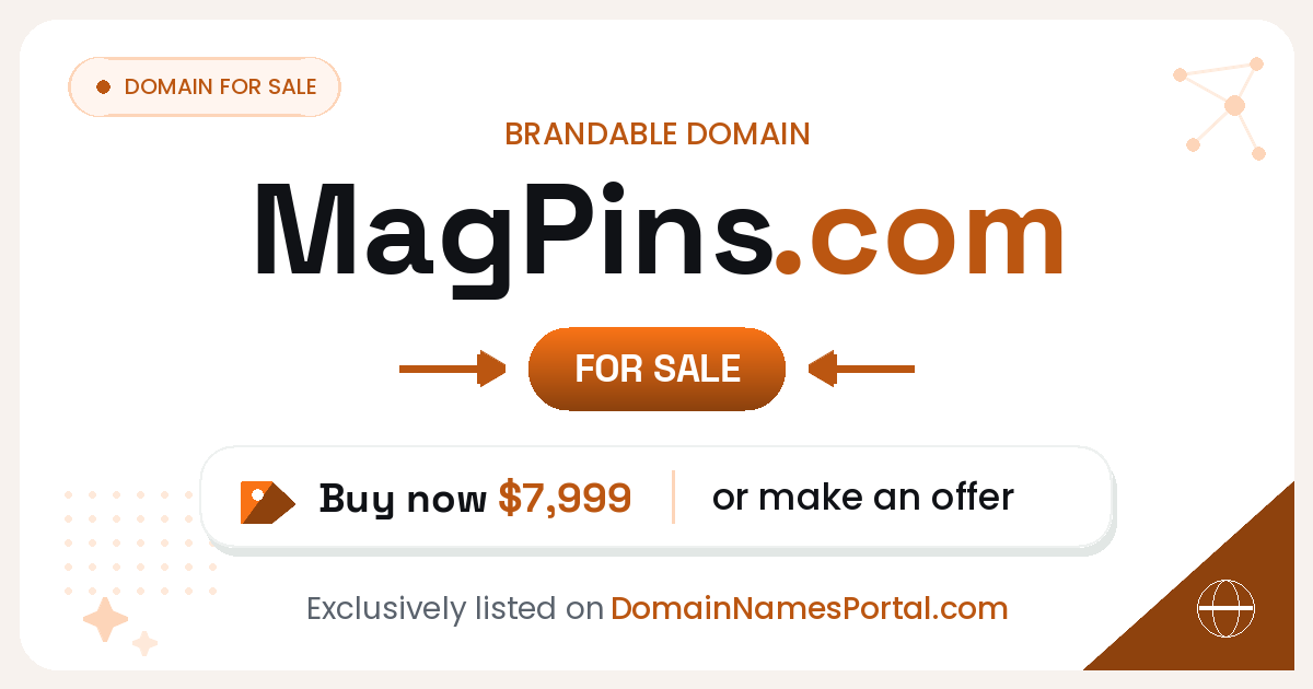 MagPins.com share card