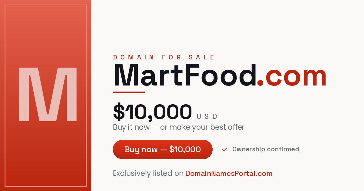 MartFood.com share card
